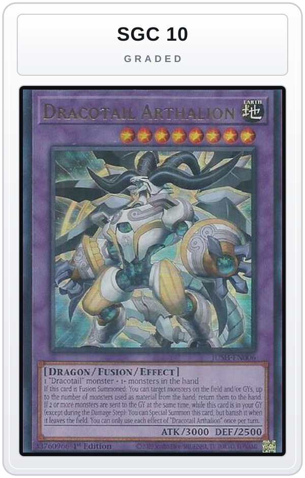 Graded - Dracotail Arthalion — SGC 10 graded overlay