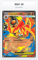 Graded - Mega Emboar ex - 031/217 — SGC 10 graded overlay