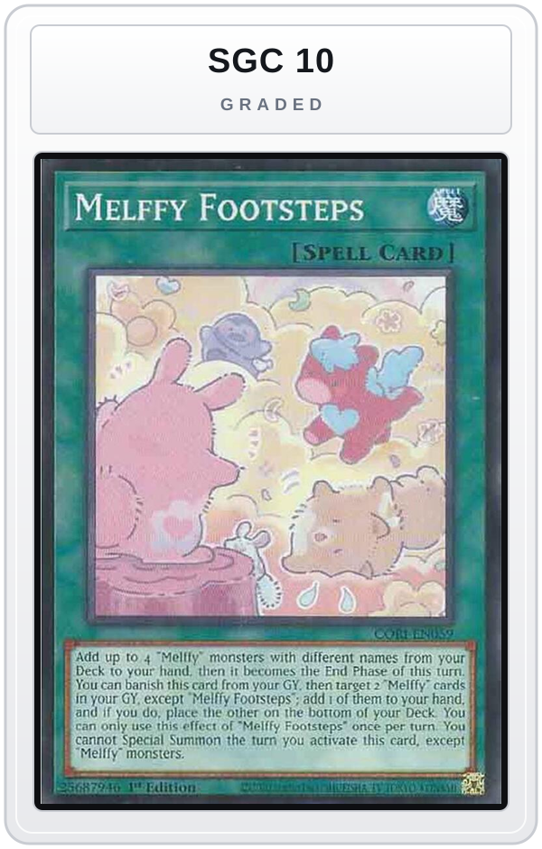 Graded - Melffy Footsteps — SGC 10 graded overlay