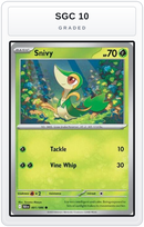 Graded - Snivy — SGC 10 graded overlay