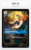 Graded - Heimerdinger - Inventor — SGC 10 graded overlay