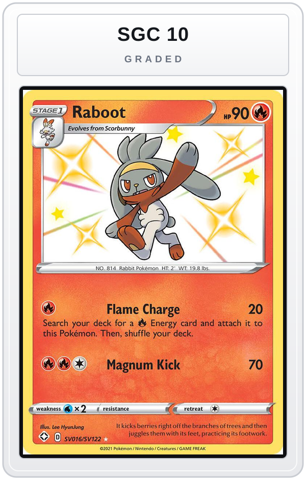 Graded - Raboot — SGC 10 graded overlay