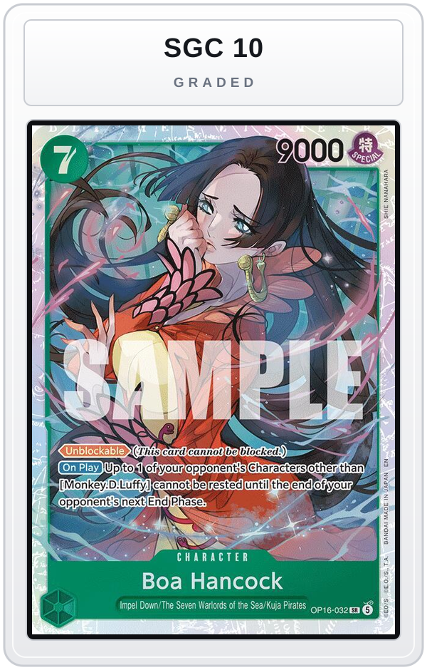 Graded - Boa Hancock — SGC 10 graded overlay