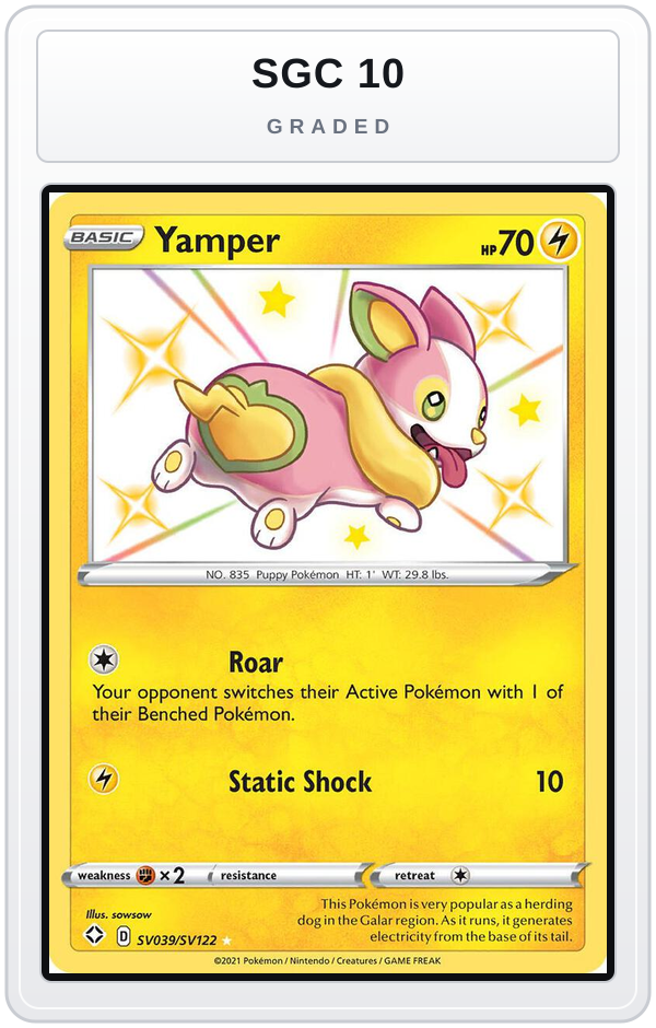 Graded - Yamper — SGC 10 graded overlay