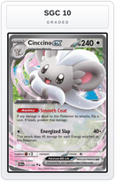 Graded - Cinccino ex - 073/086 — SGC 10 graded overlay