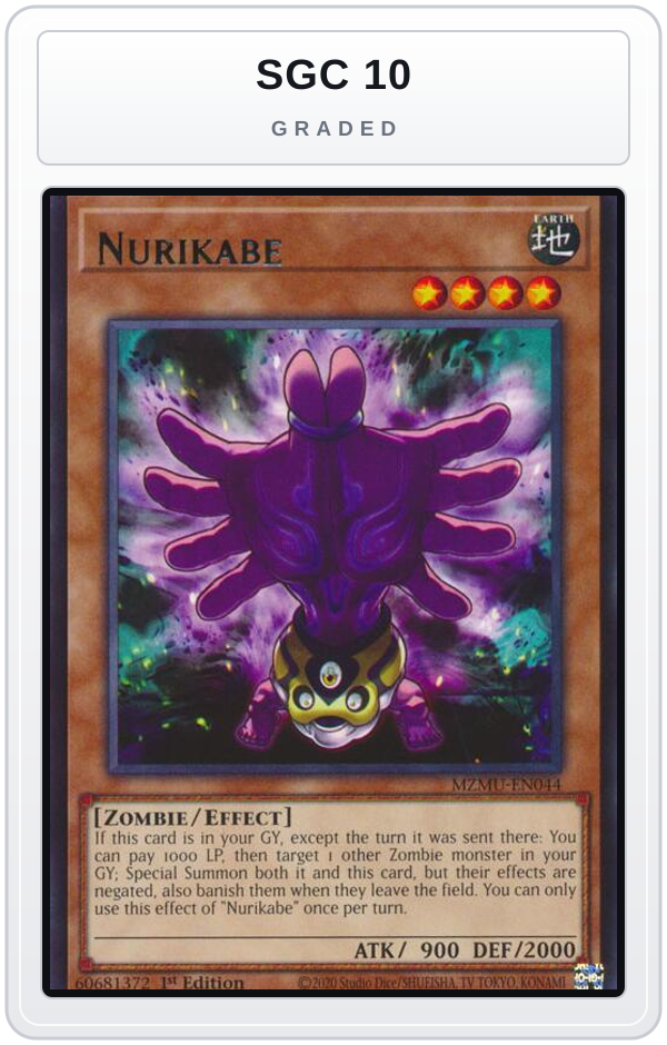 Graded - Nurikabe — SGC 10 graded overlay