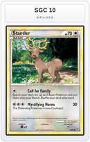 Graded - Stantler — SGC 10 graded overlay