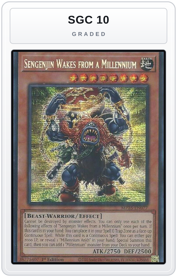 Graded - Sengenjin Wakes from a Millennium — SGC 10 graded overlay
