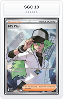 Graded - N's Plan - 163/086 — SGC 10 graded overlay