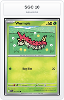 Graded - Wurmple — SGC 10 graded overlay
