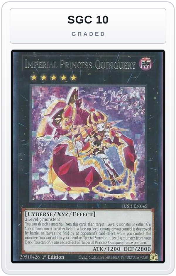 Graded - Imperial Princess Quinquery — SGC 10 graded overlay