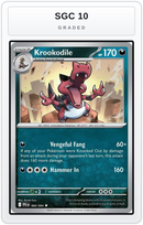 Graded - Krookodile — SGC 10 graded overlay