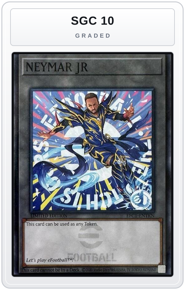Graded - Token: NEYMAR JR — SGC 10 graded overlay