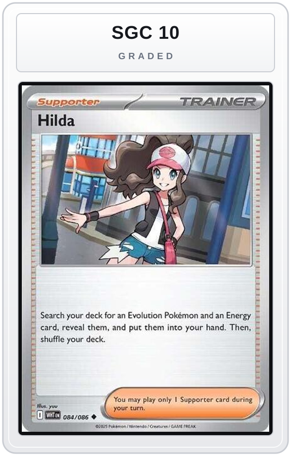 Graded - Hilda — SGC 10 graded overlay
