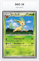 Graded - Leafeon — SGC 10 graded overlay