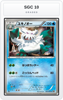 Graded - Abomasnow — SGC 10 graded overlay