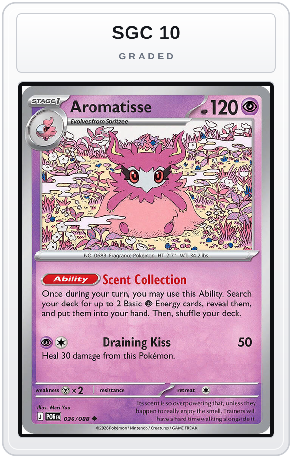 Graded - Aromatisse — SGC 10 graded overlay