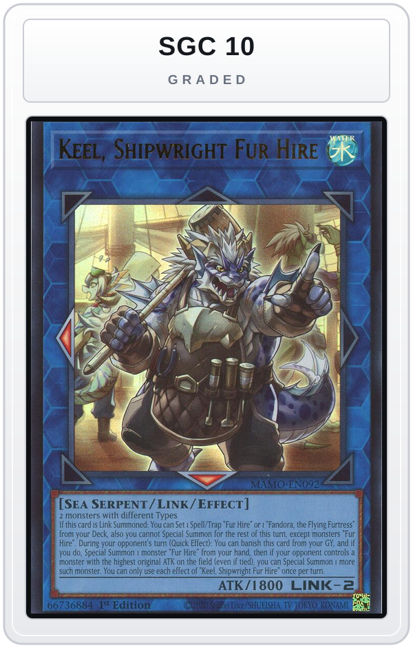 Graded - Keel, Shipwright Fur Hire — SGC 10 graded overlay