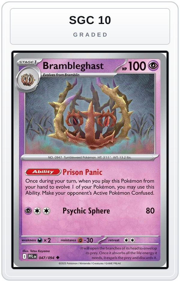 Graded - Brambleghast — SGC 10 graded overlay