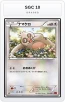 Graded - Slakoth — SGC 10 graded overlay