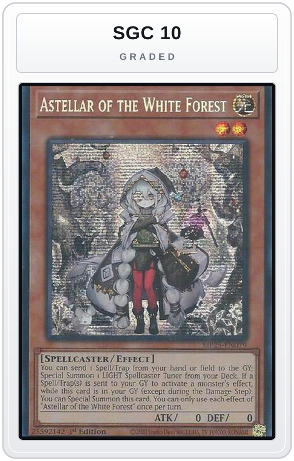 Graded - Astellar of the White Forest — SGC 10 graded overlay
