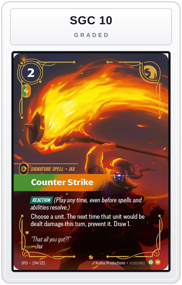 Graded - Counter Strike — SGC 10 graded overlay