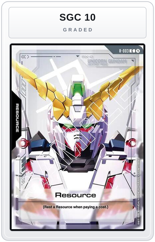 Graded - Resource (R-003) — SGC 10 graded overlay