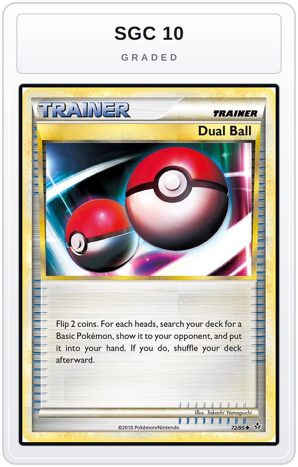 Graded - Dual Ball — SGC 10 graded overlay