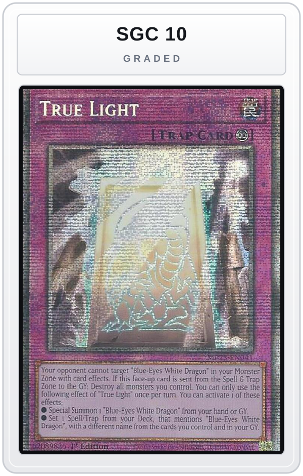 Graded - True Light — SGC 10 graded overlay