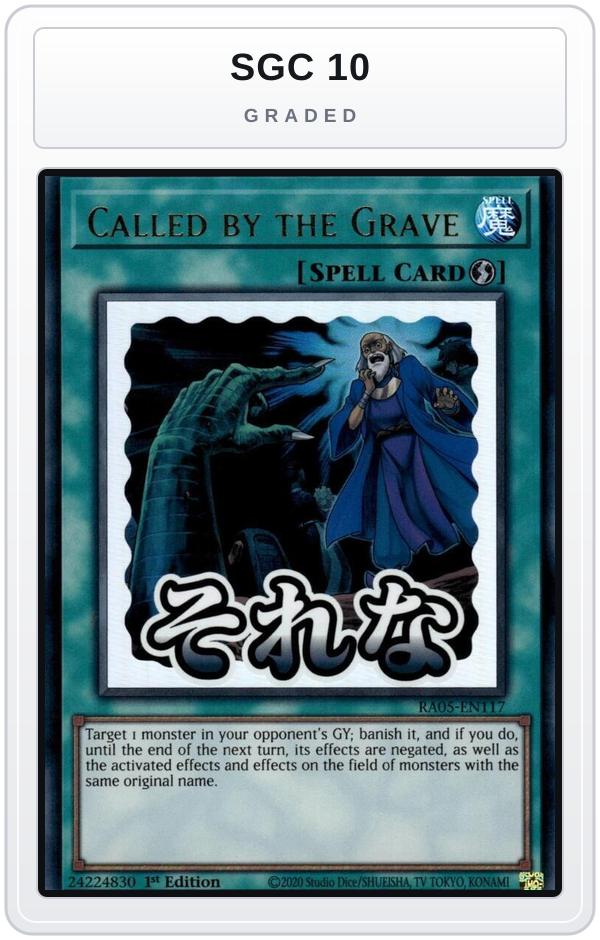 Graded - Called by the Grave — SGC 10 graded overlay