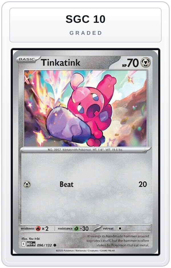 Graded - Tinkatink — SGC 10 graded overlay