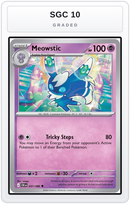 Graded - Meowstic — SGC 10 graded overlay