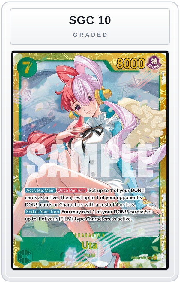 Graded - Uta (061) — SGC 10 graded overlay