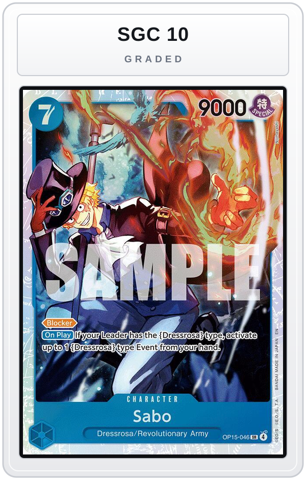 Graded - Sabo — SGC 10 graded overlay