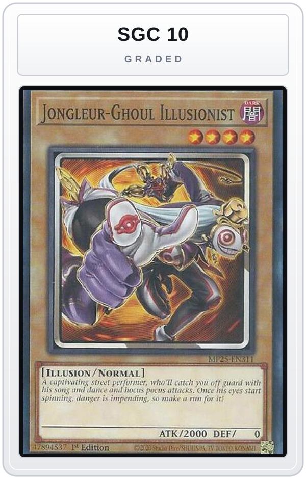 Graded - Jongleur-Ghoul Illusionist — SGC 10 graded overlay