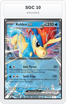 Graded - Keldeo ex — SGC 10 graded overlay