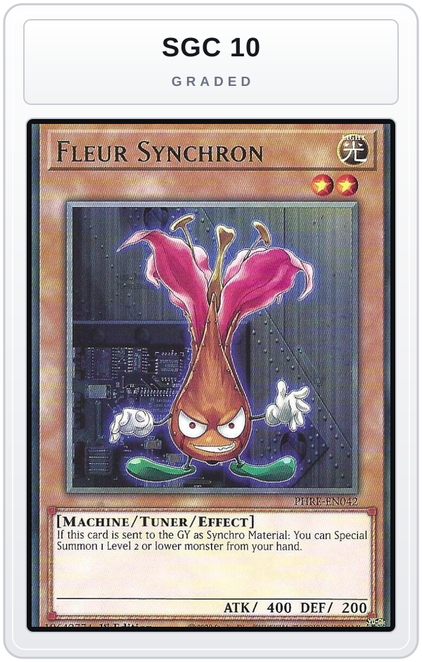 Graded - Fleur Synchron — SGC 10 graded overlay