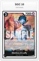 Graded - Monkey.D.Luffy (OP15-092) — SGC 10 graded overlay