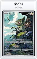 Graded - Axew - 145/086 — SGC 10 graded overlay