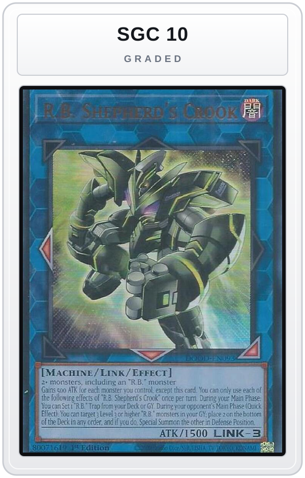Graded - R.B. Shepherd's Crook — SGC 10 graded overlay
