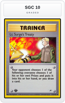Graded - Lt. Surge's Treaty — SGC 10 graded overlay