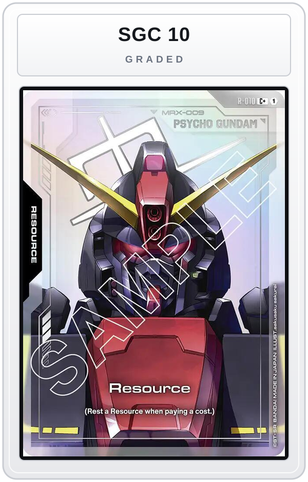 Graded - Resource (R-010) (C+) — SGC 10 graded overlay