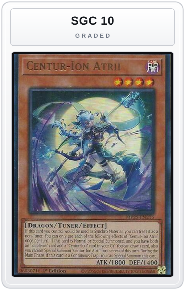 Graded - Centur-Ion Atrii — SGC 10 graded overlay
