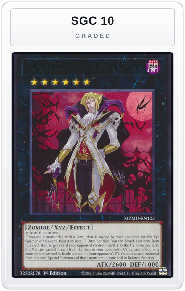 Graded - Dhampir Vampire Sheridan — SGC 10 graded overlay