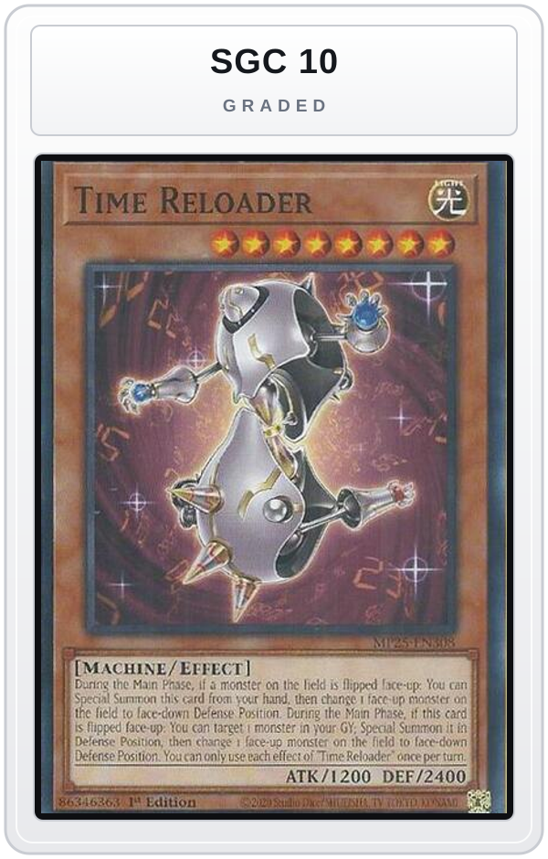 Graded - Time Reloader — SGC 10 graded overlay