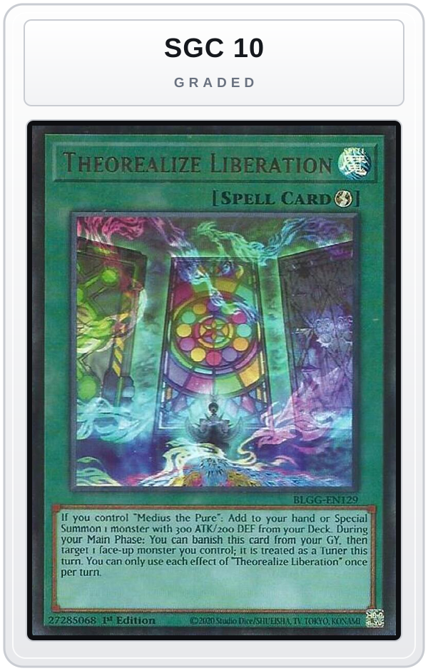 Graded - Theorealize Liberation — SGC 10 graded overlay