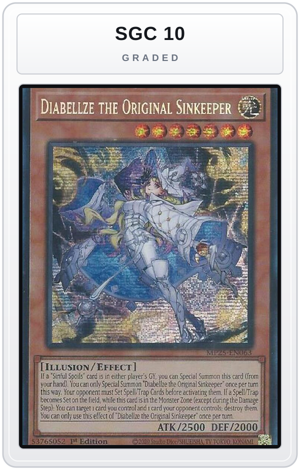 Graded - Diabellze the Original Sinkeeper — SGC 10 graded overlay