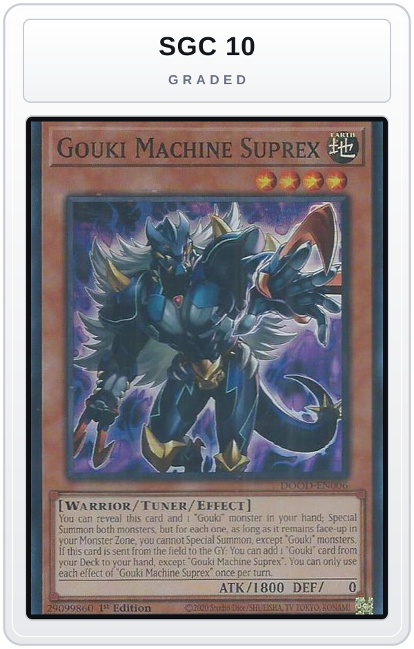 Graded - Gouki Machine Suprex — SGC 10 graded overlay