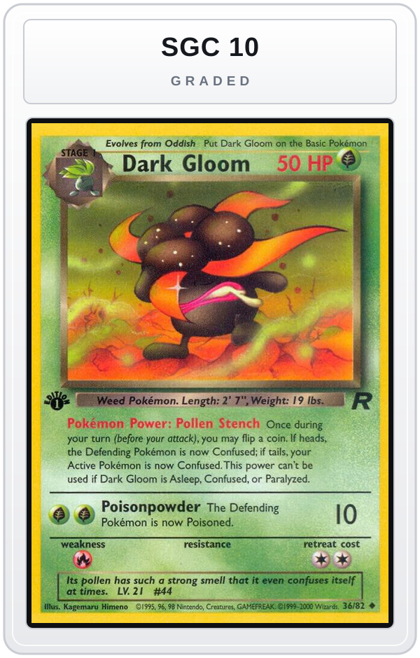Graded - Dark Gloom — SGC 10 graded overlay