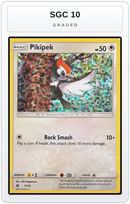 Graded - Pikipek - 11/12 — SGC 10 graded overlay